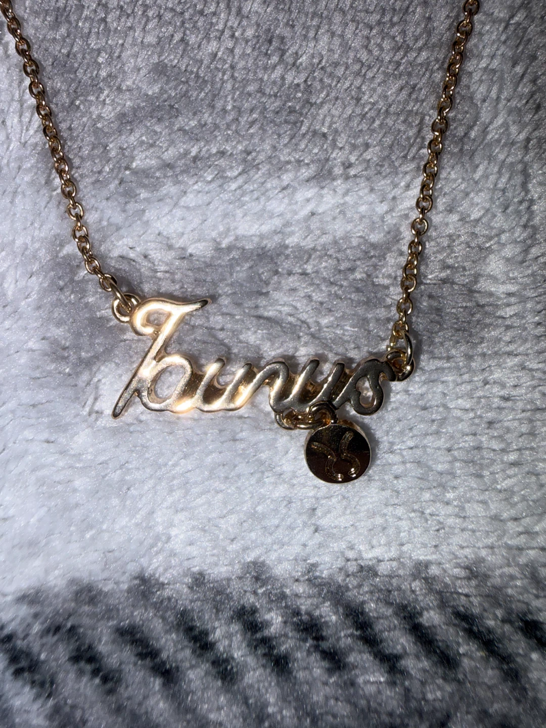 Rose Gold Taurus Zodiac Necklace - photo 2