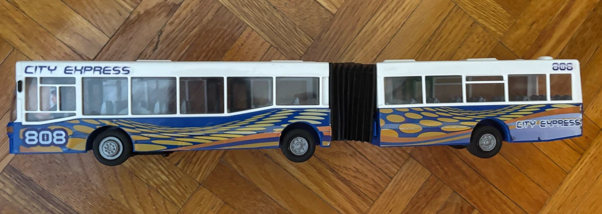 Vintage City Express Bus Toy