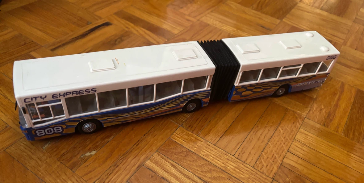 Vintage City Express Bus Toy - photo 2