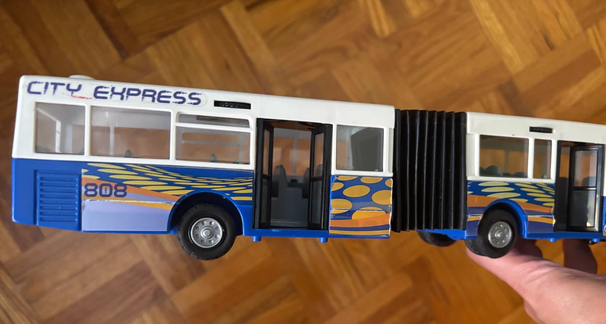Vintage City Express Bus Toy - photo 5