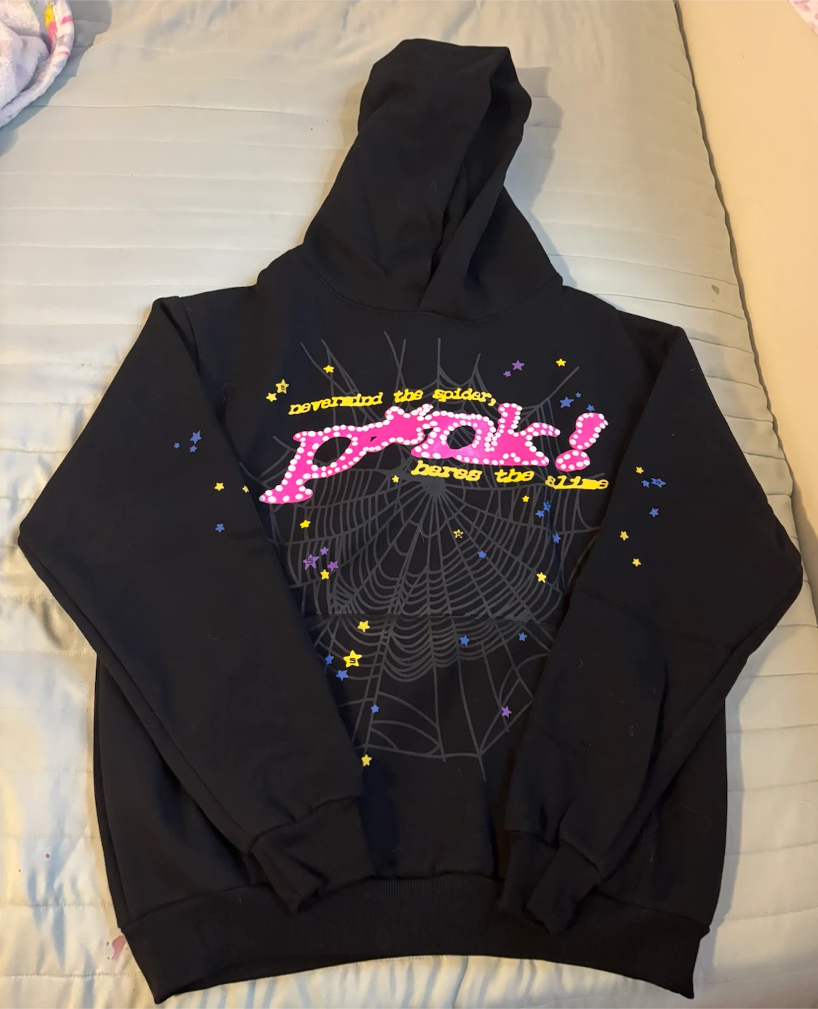 Sp5der Hoodie P*nk (Heres the slime) - photo 2