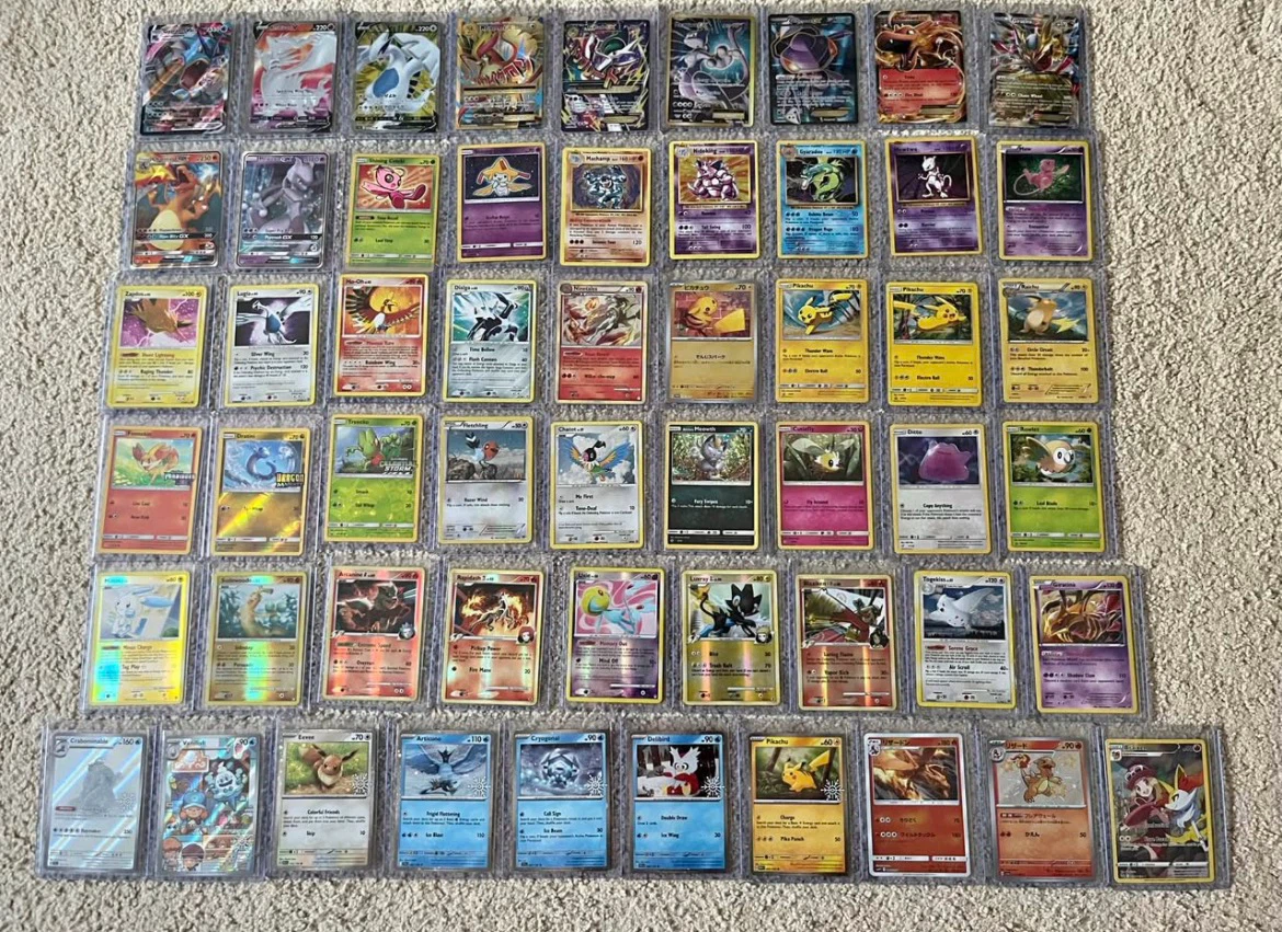 Pokemon lot + binder