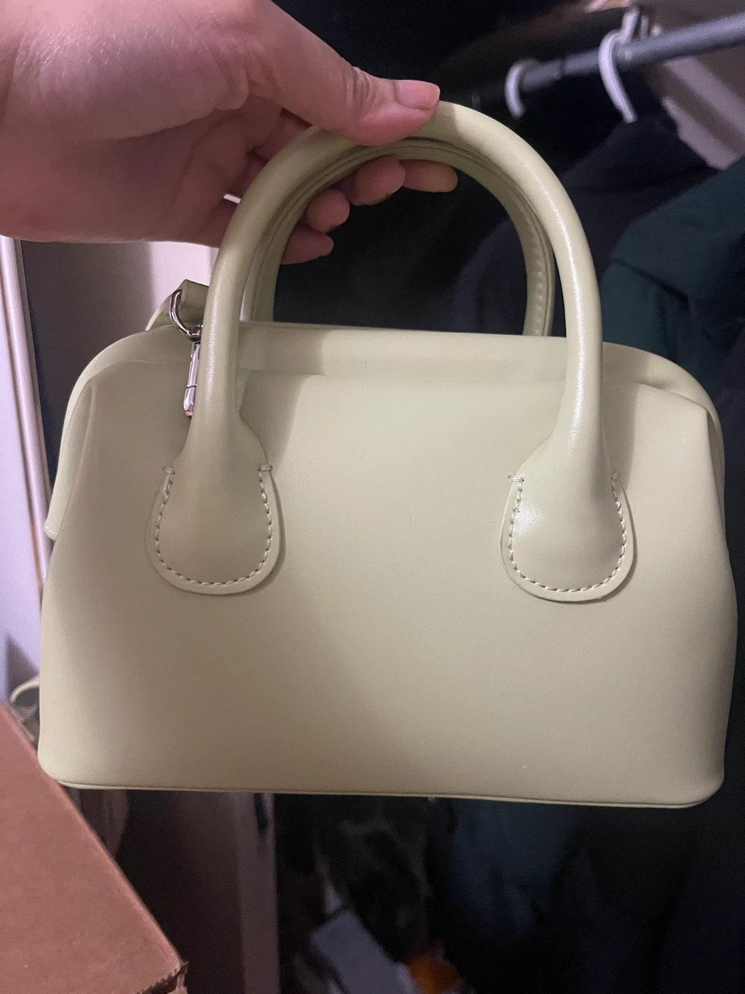 Soft Candy Apple Green Women's Top-Handle Crossbody Bag - photo 2