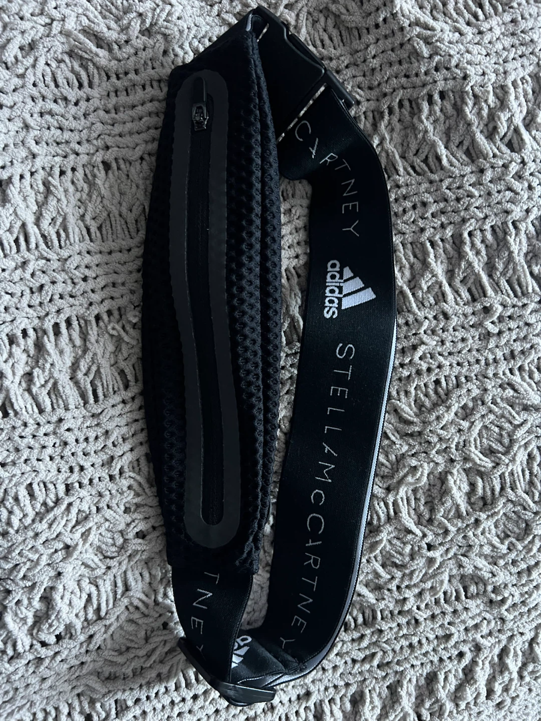Adidas by Stella McCartney Black Running Belt Bag