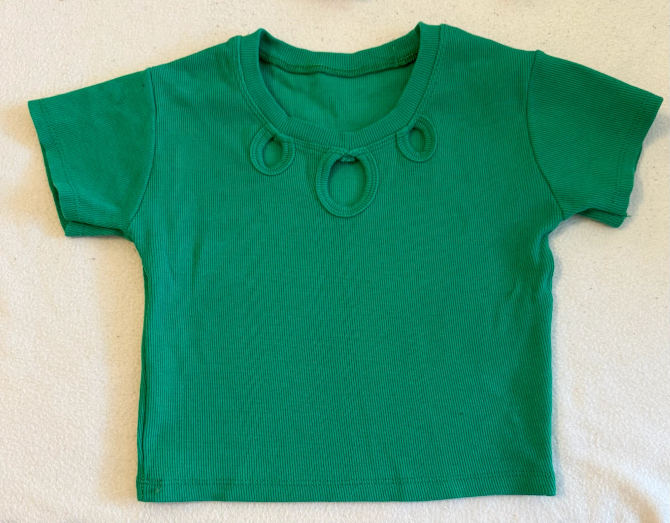 Green Crop Top