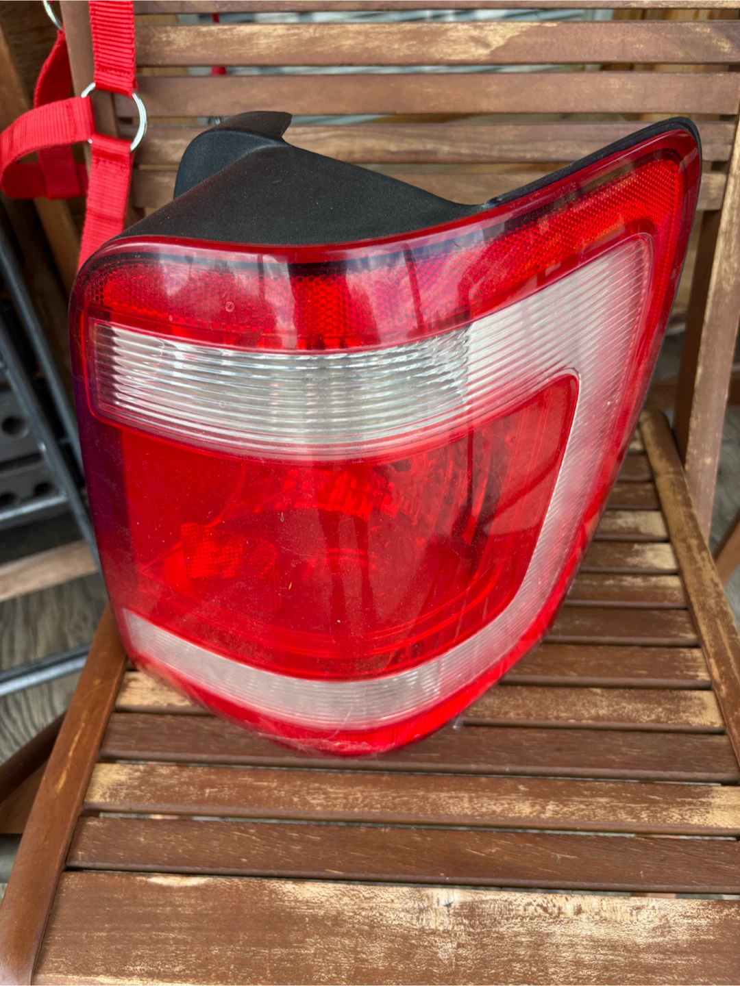 Red Car Tail Light Assembly