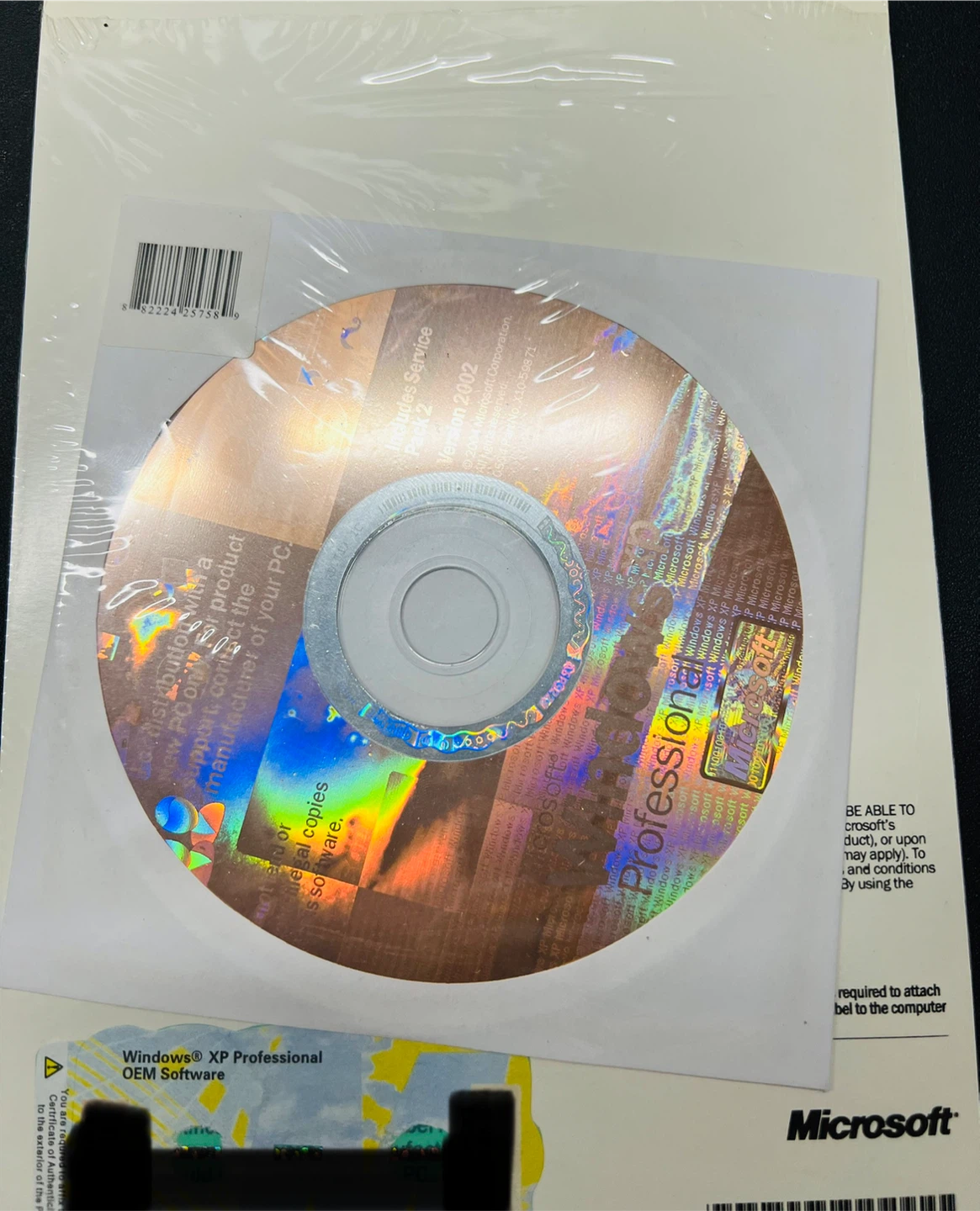 Microsoft Windows XP Professional OEM Software CD
