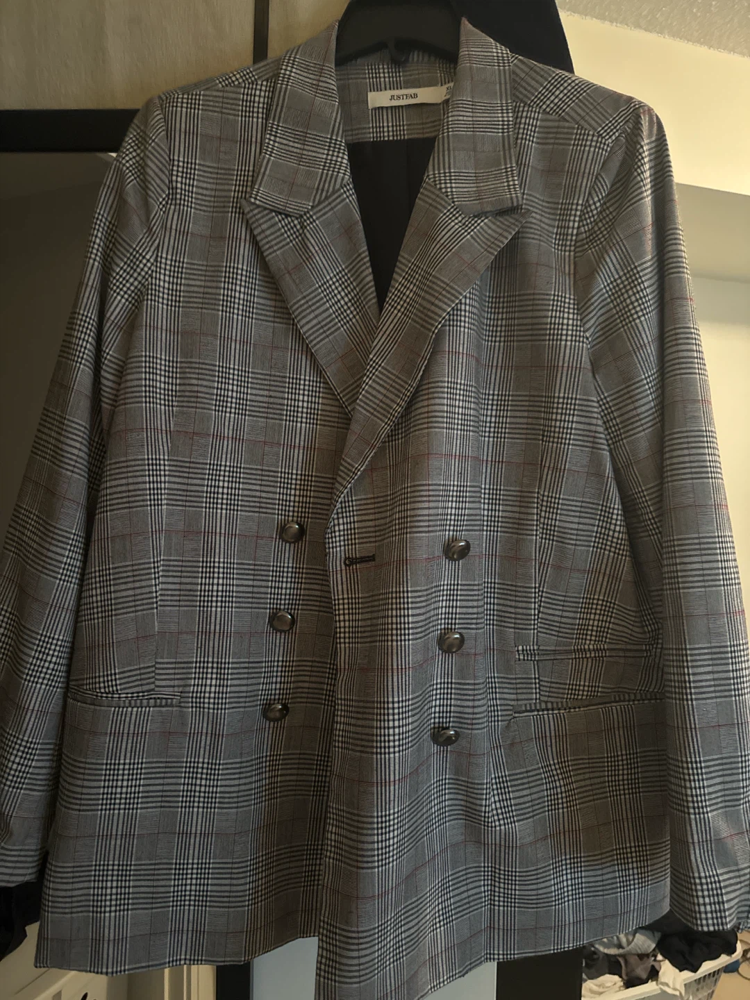 JUSTFAB Plaid Blazer XL