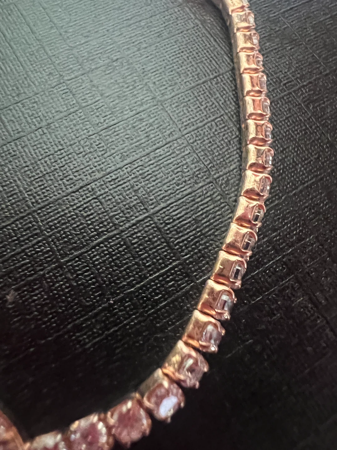 925 silver Tennis Bracelet with Heart Charm - photo 3