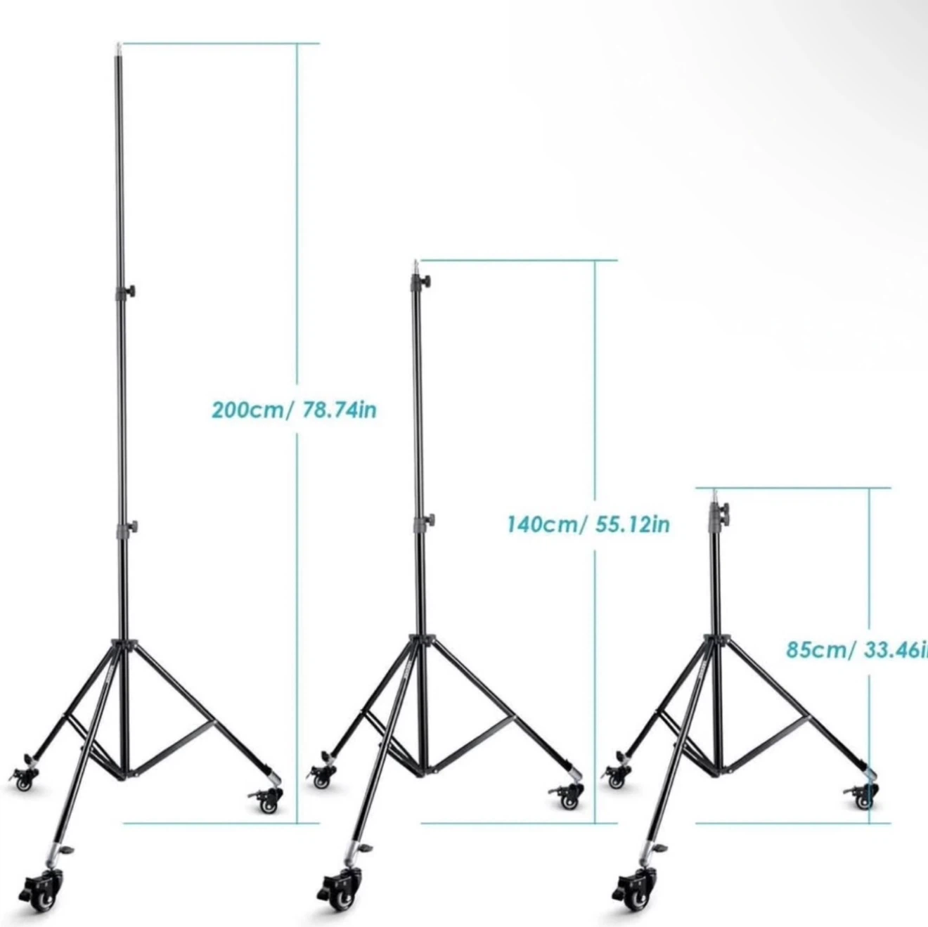 Photography Light Stand w/Wheels. - photo 4