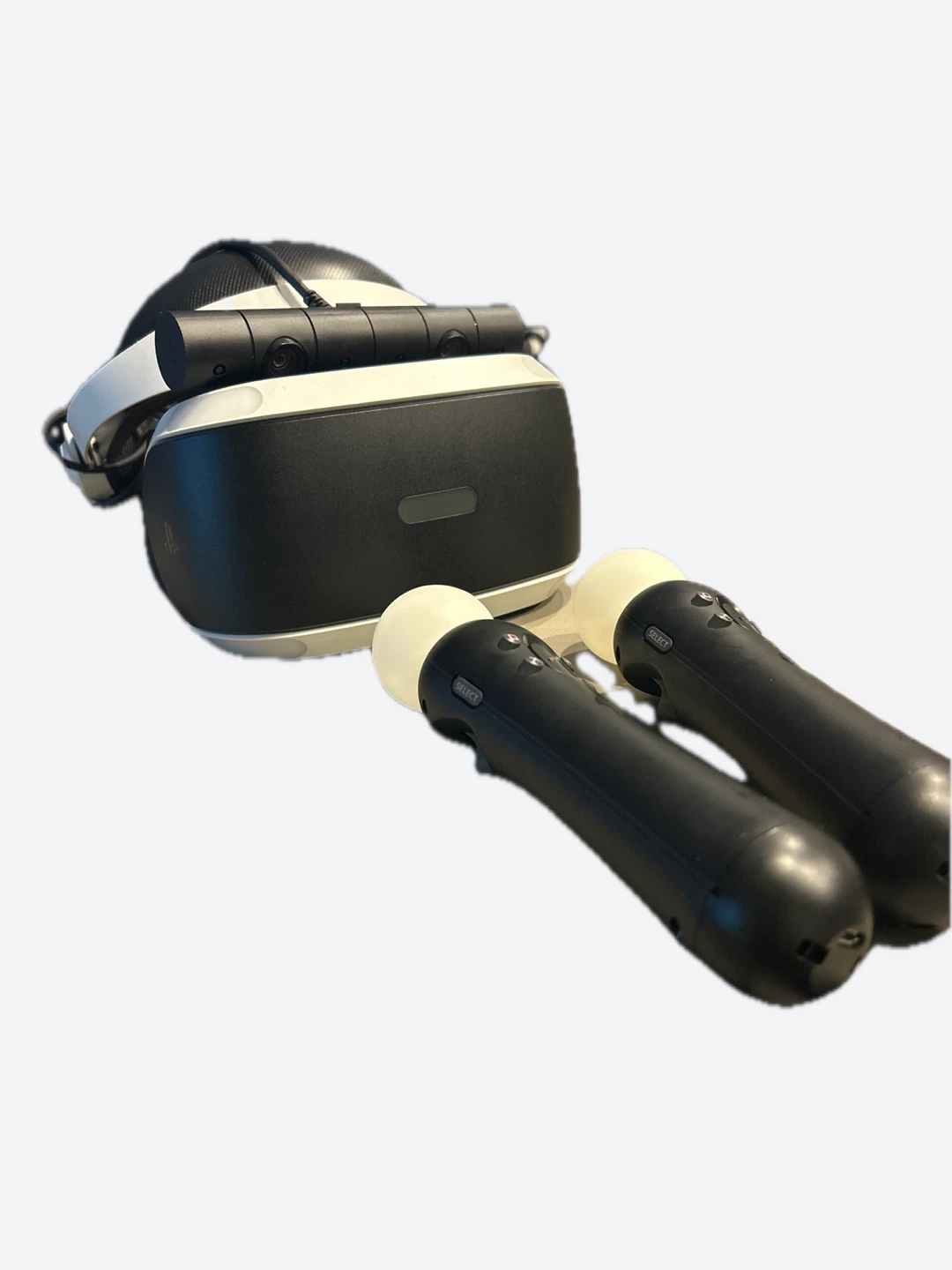 Sony PlayStation VR Headset And Camera For Tracking.