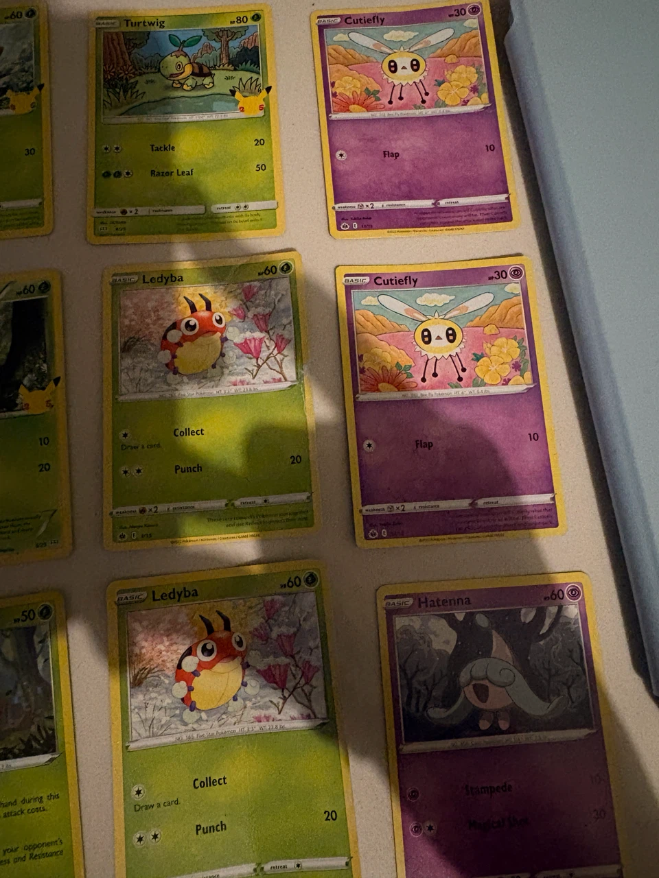 Assorted Pokémon Trading Cards