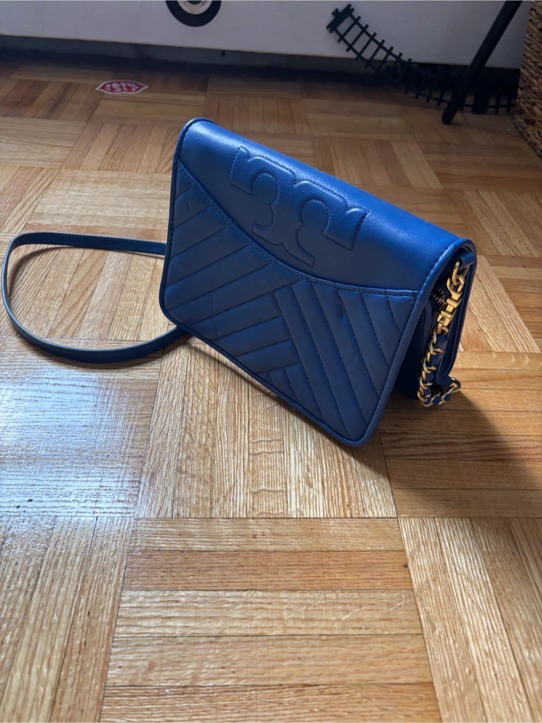 Tory Burch Blue Leather Shoulder Bag - photo 2