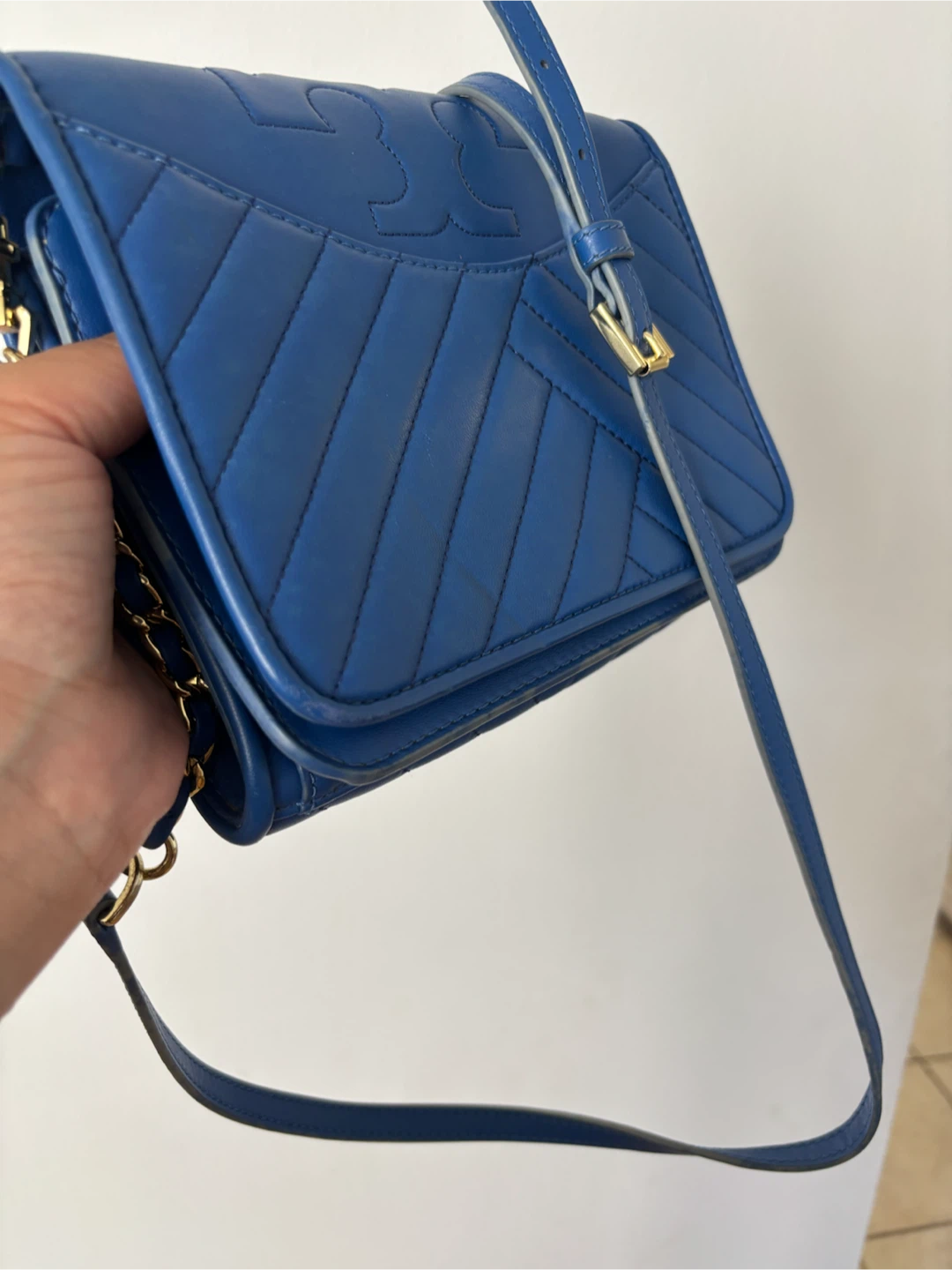 Tory Burch Blue Leather Shoulder Bag - photo 3
