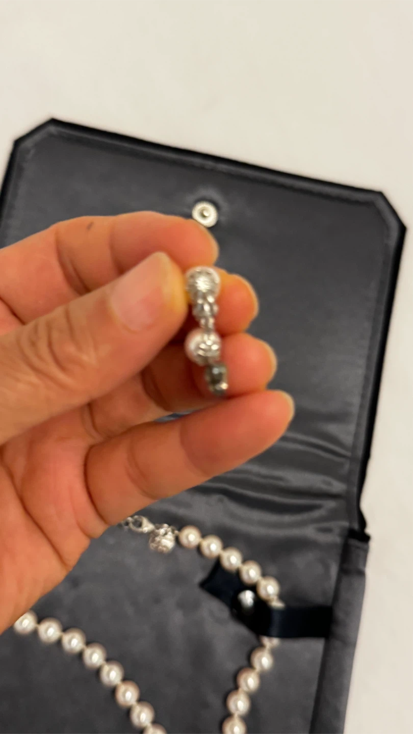 Tiffany & Co. Pearl Necklace and Earring Set - photo 3