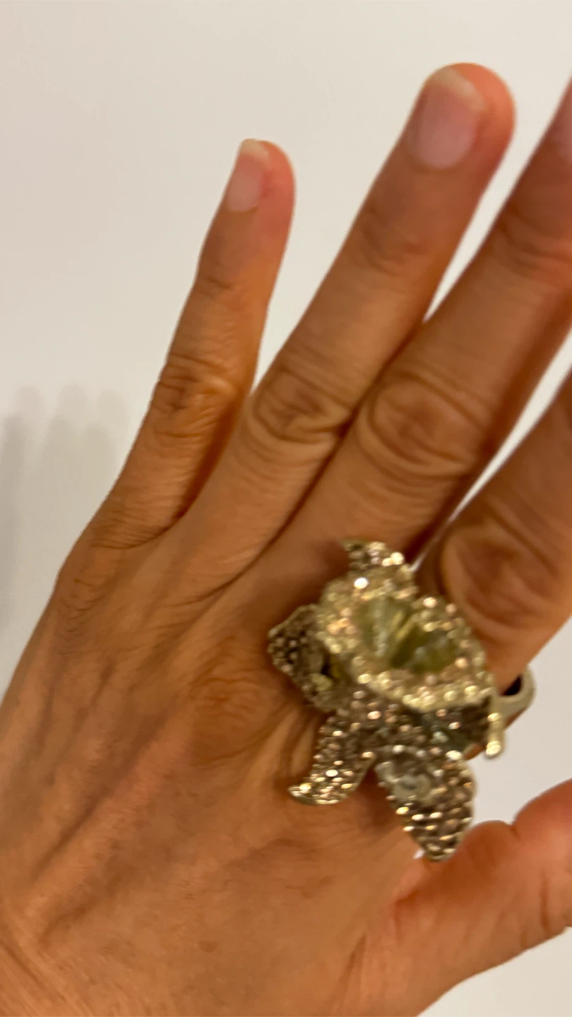 Large Gold-Tone Statement Ring