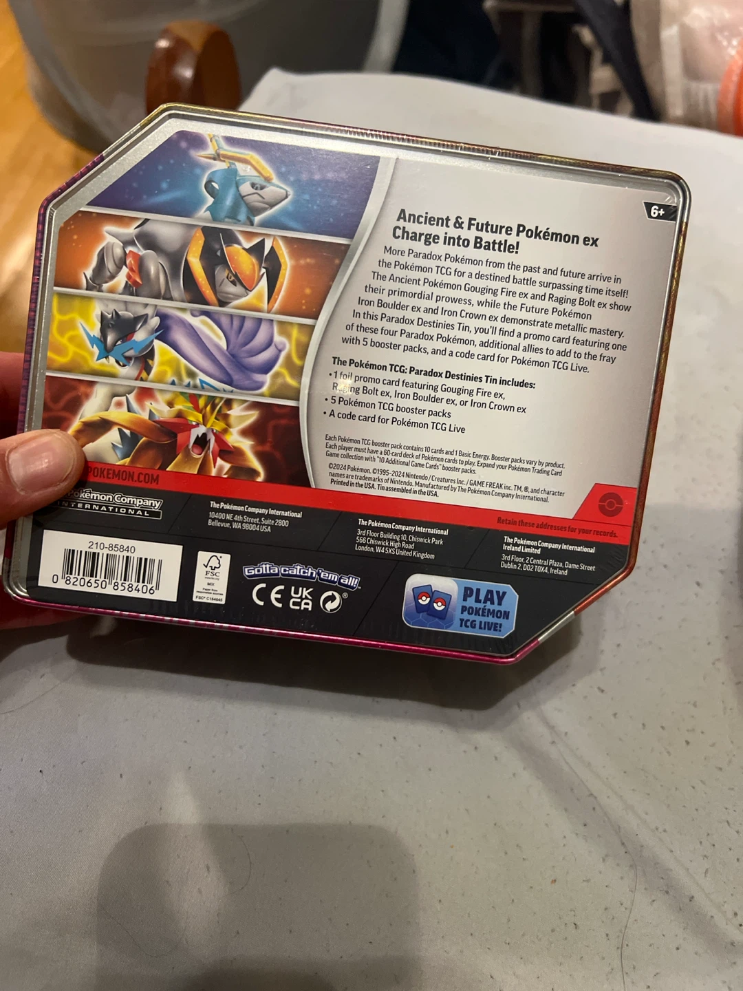 Pokémon TCG Ancient & Future V P. Box - photo 2