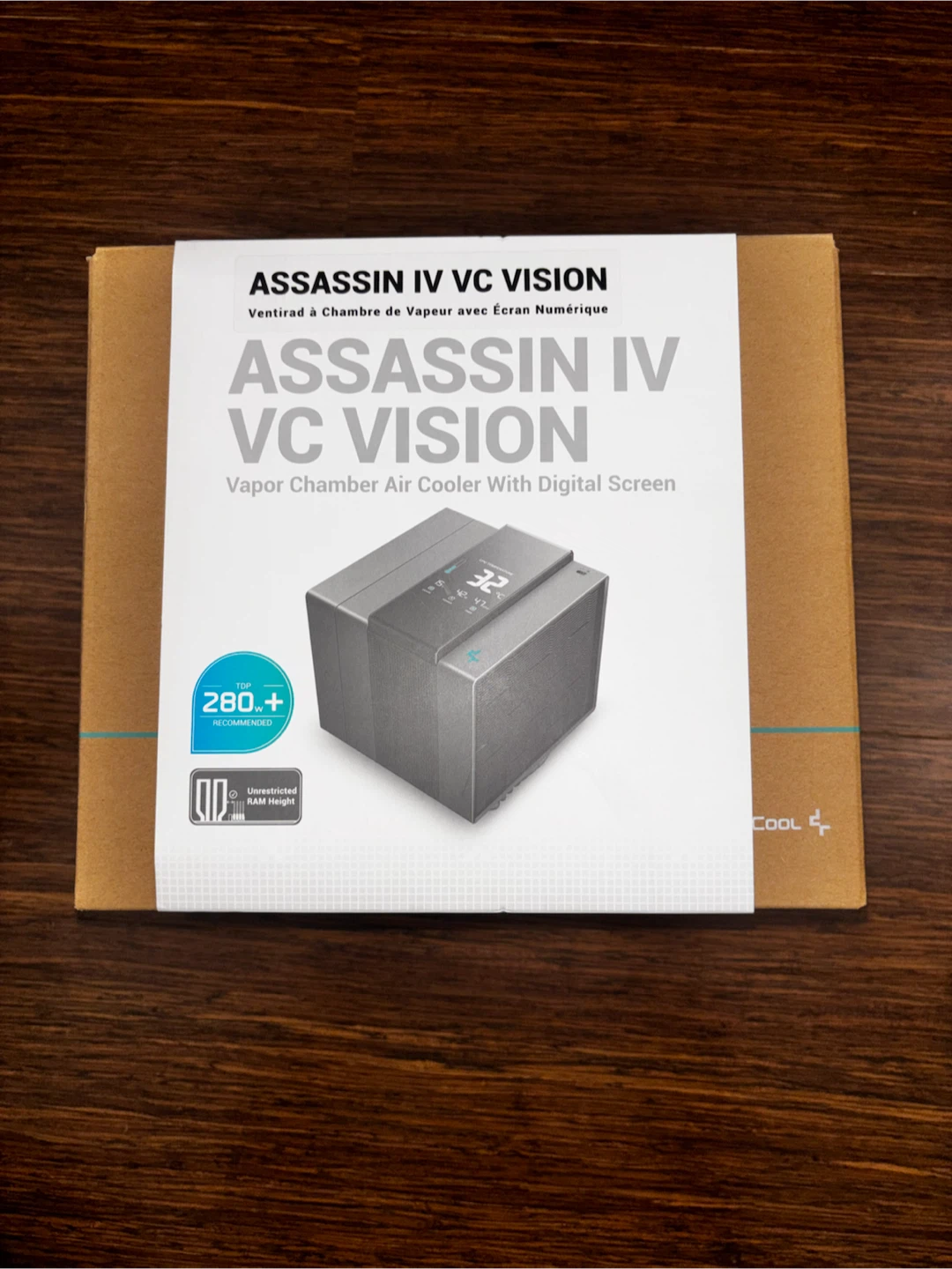 DeepCool Assassin IV VC Vision CPU Cooler + LCD Display ARGB