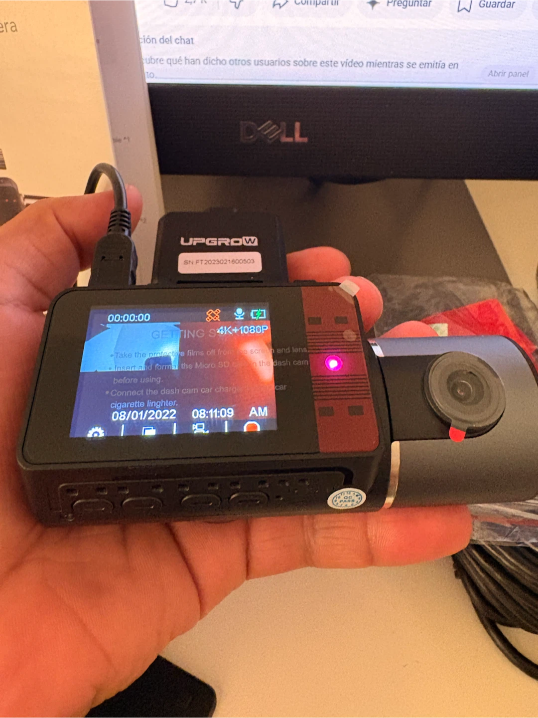 UPGROW PB32 4K Dash Cam with GPS - photo 2