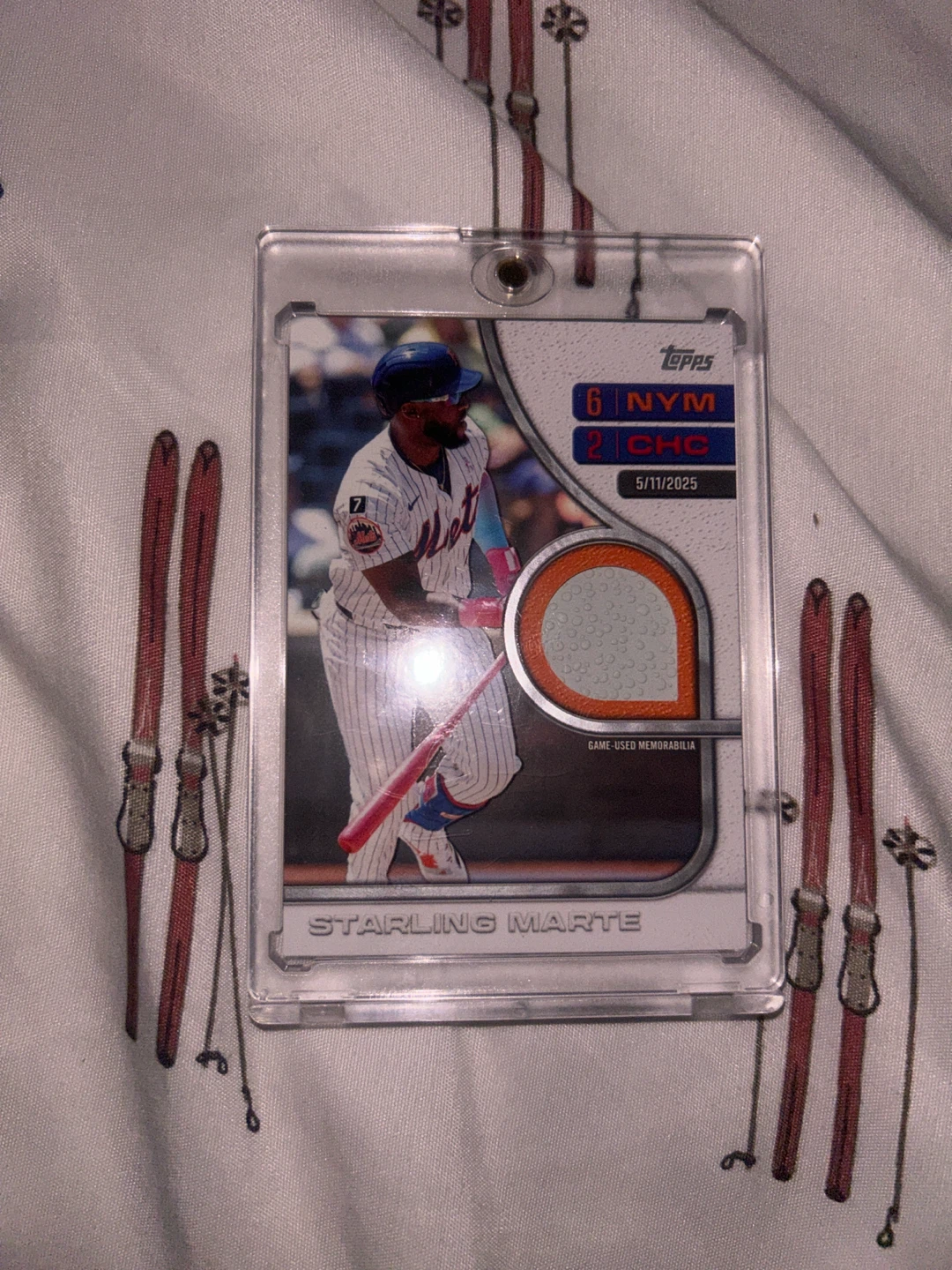 Topps Starling Marte Game-Used Memorabilia Baseball Card