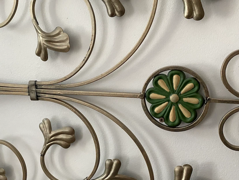 Set of 2 Decorative Metal Wall Art Panels - photo 3