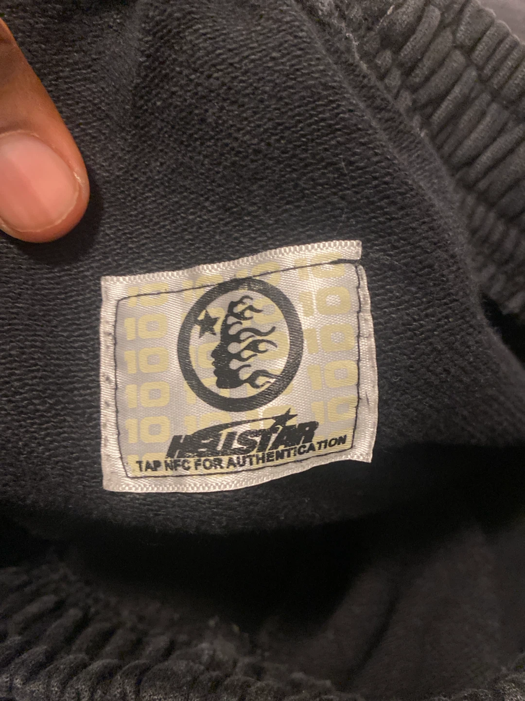 Hellstar Black Sweatpants with Graphic Print Size M - photo 5