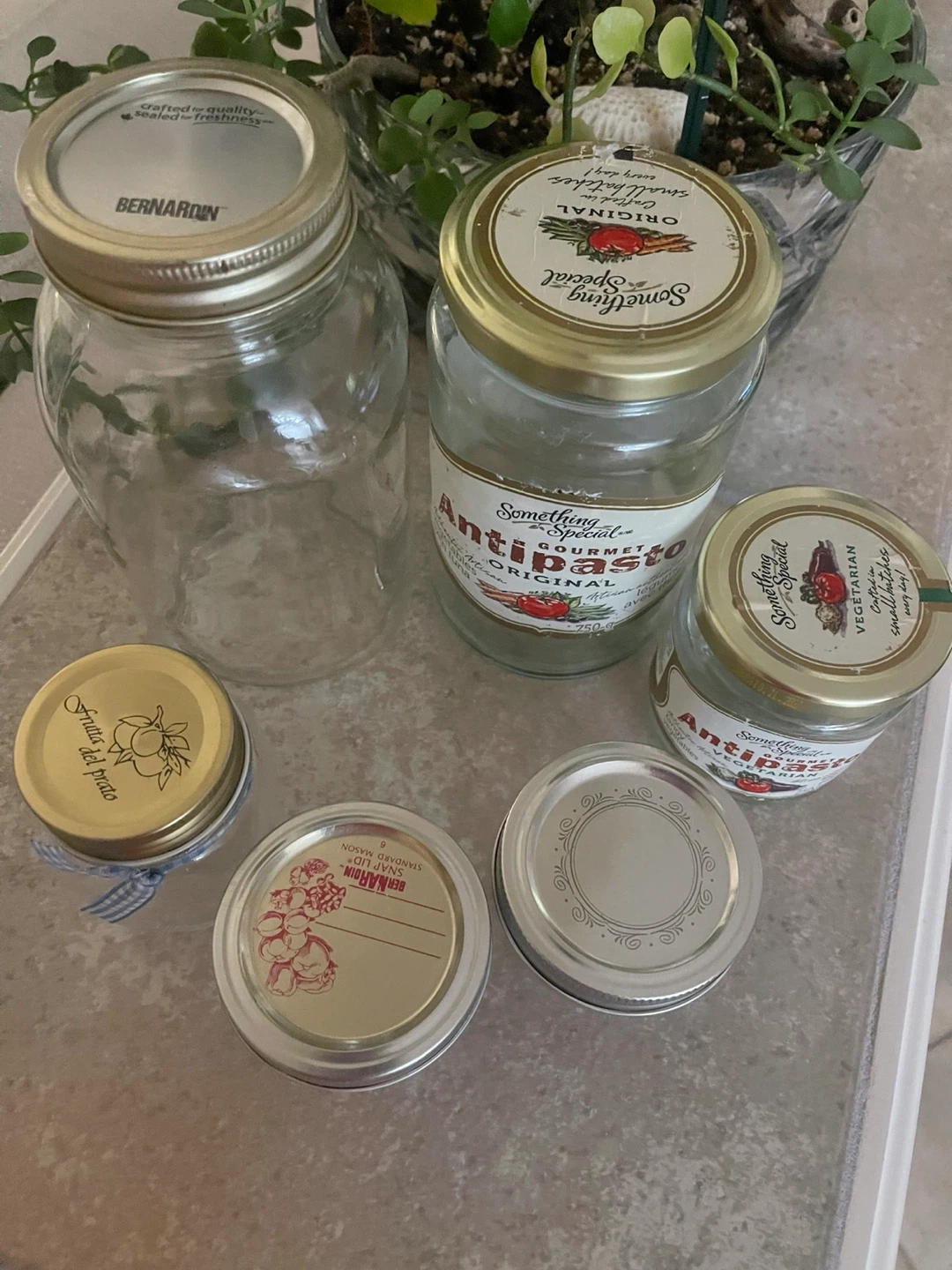MASON Glass Jars & Lids + 2 extra free - photo 2