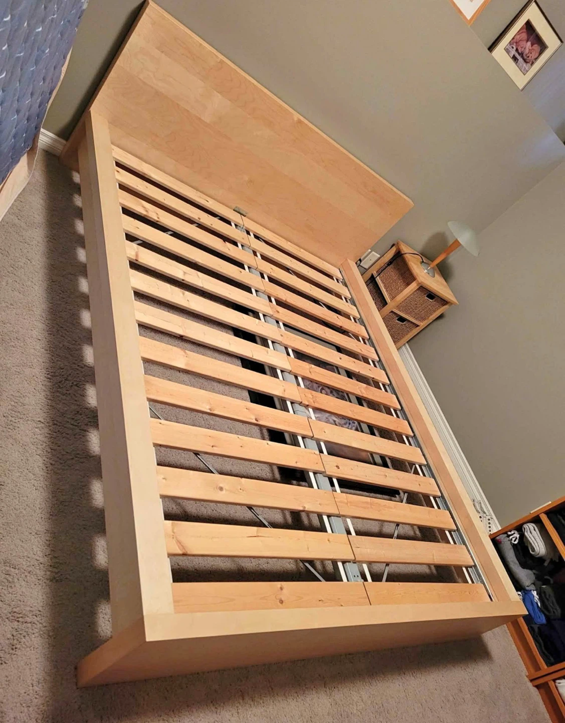 IKEA QUEEN bed frame - photo 2
