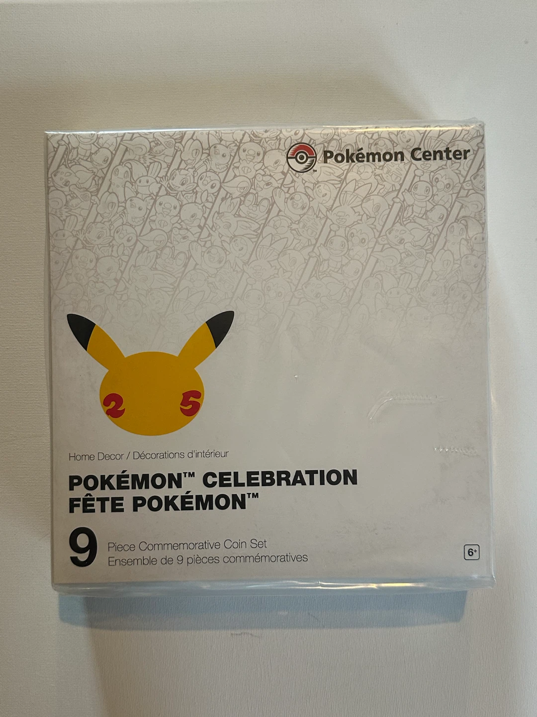 Pokemon Celebration 9 Piece Commemorative Coin Set