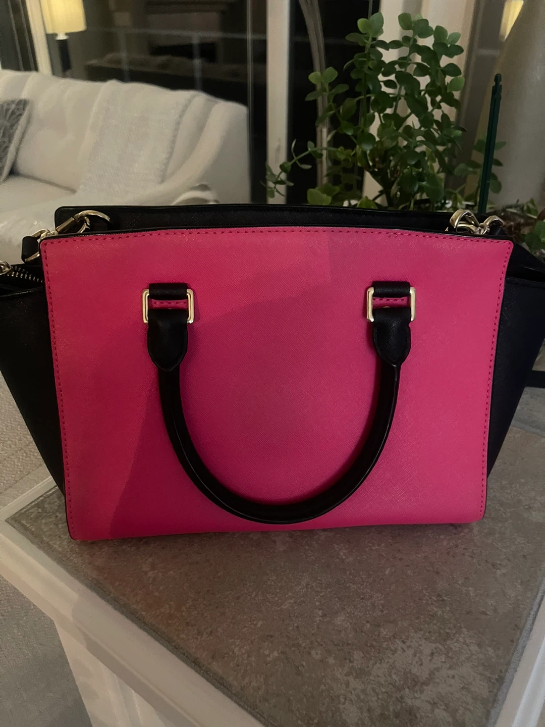 MICHAEL KORS Pink and Black Tote Bag - photo 2