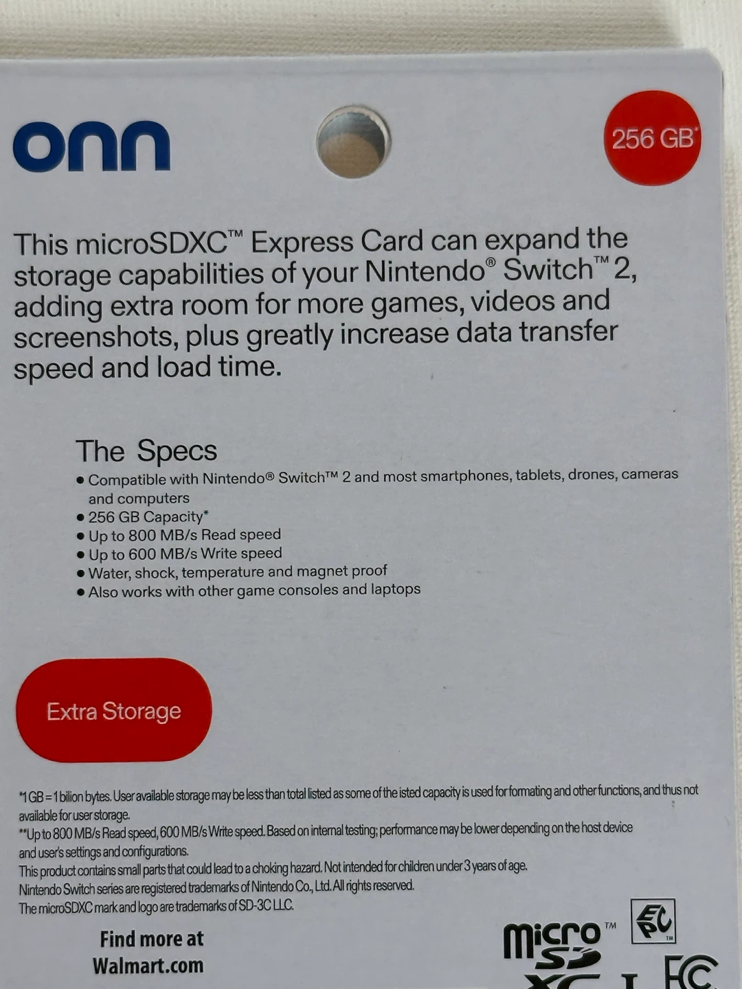 Onn. microSDXC Express Card 256 GB - photo 4