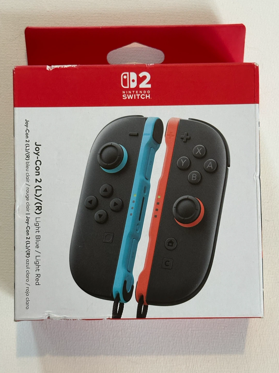 Nintendo Switch 2 Joy-Con Controllers - Light Blue / Light Red