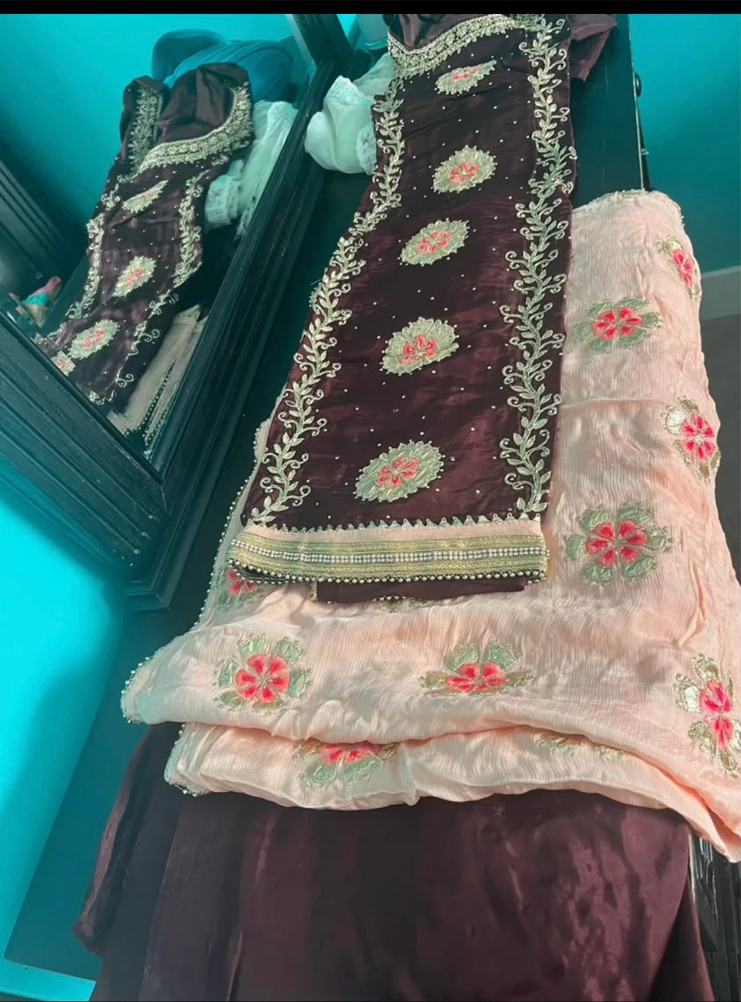 Embroidered Punjabi Suit