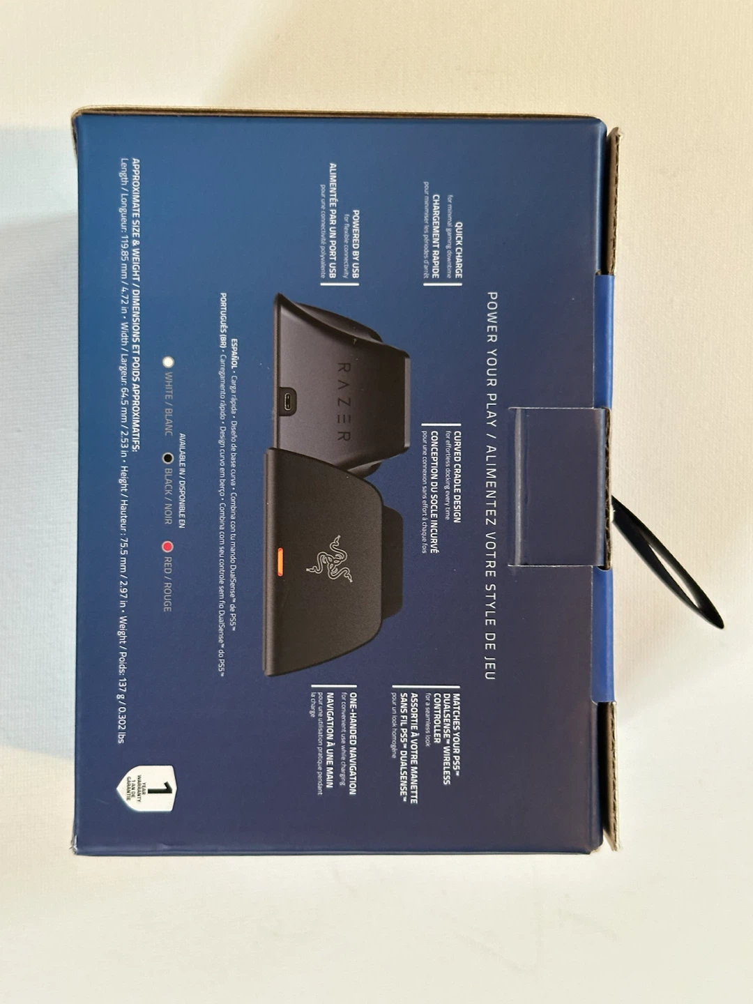 Razer Quick Charging Stand for PS5 DualSense Wireless Controller - photo 3