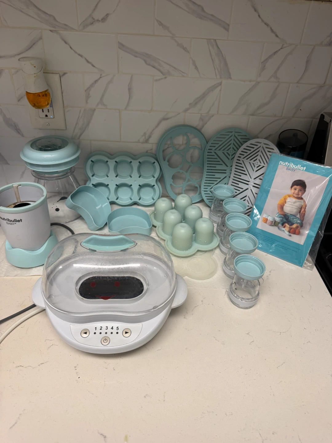 NutriBullet Baby Complete Food Prep System Steamer Blender