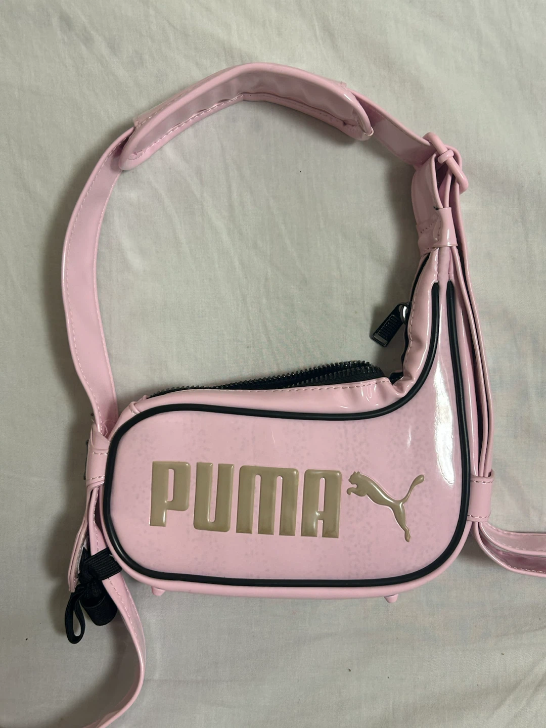 Deadstock / Puma x Ottolinger Pink Patent Crossbody Bag