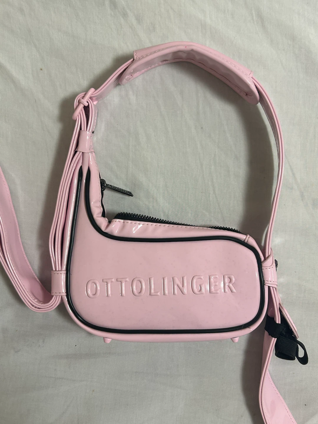 Deadstock / Puma x Ottolinger Pink Patent Crossbody Bag - photo 2