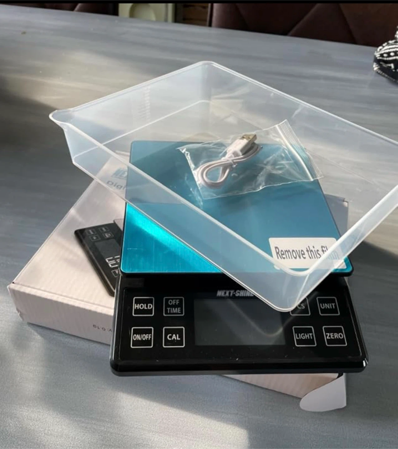 NEXT-SHINE Rechargeable Kitchen Scale