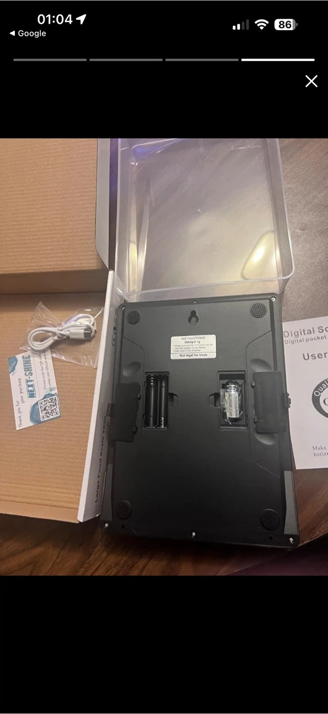 NEXT-SHINE Rechargeable Kitchen Scale - photo 3