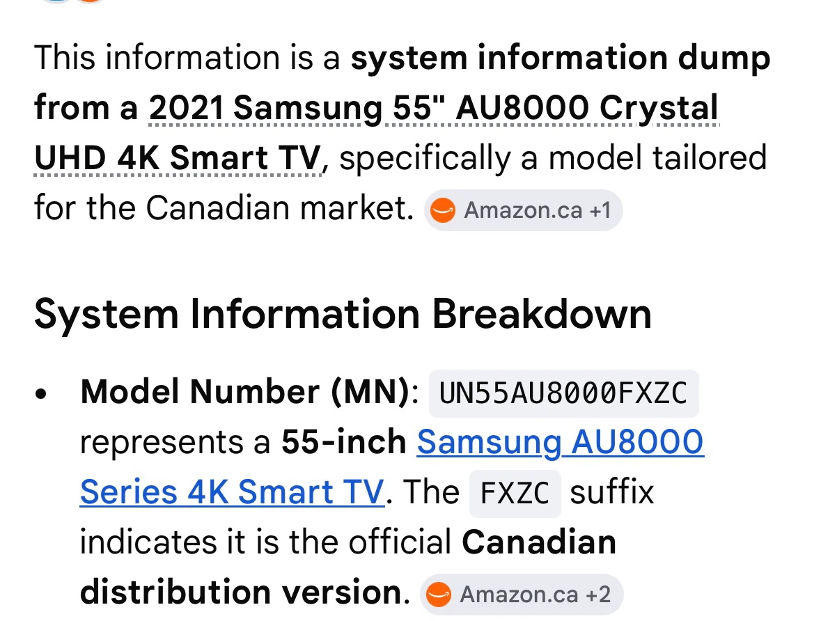 Samsung 55" AU8000 Crystal UHD 4K Smart TV - photo 4