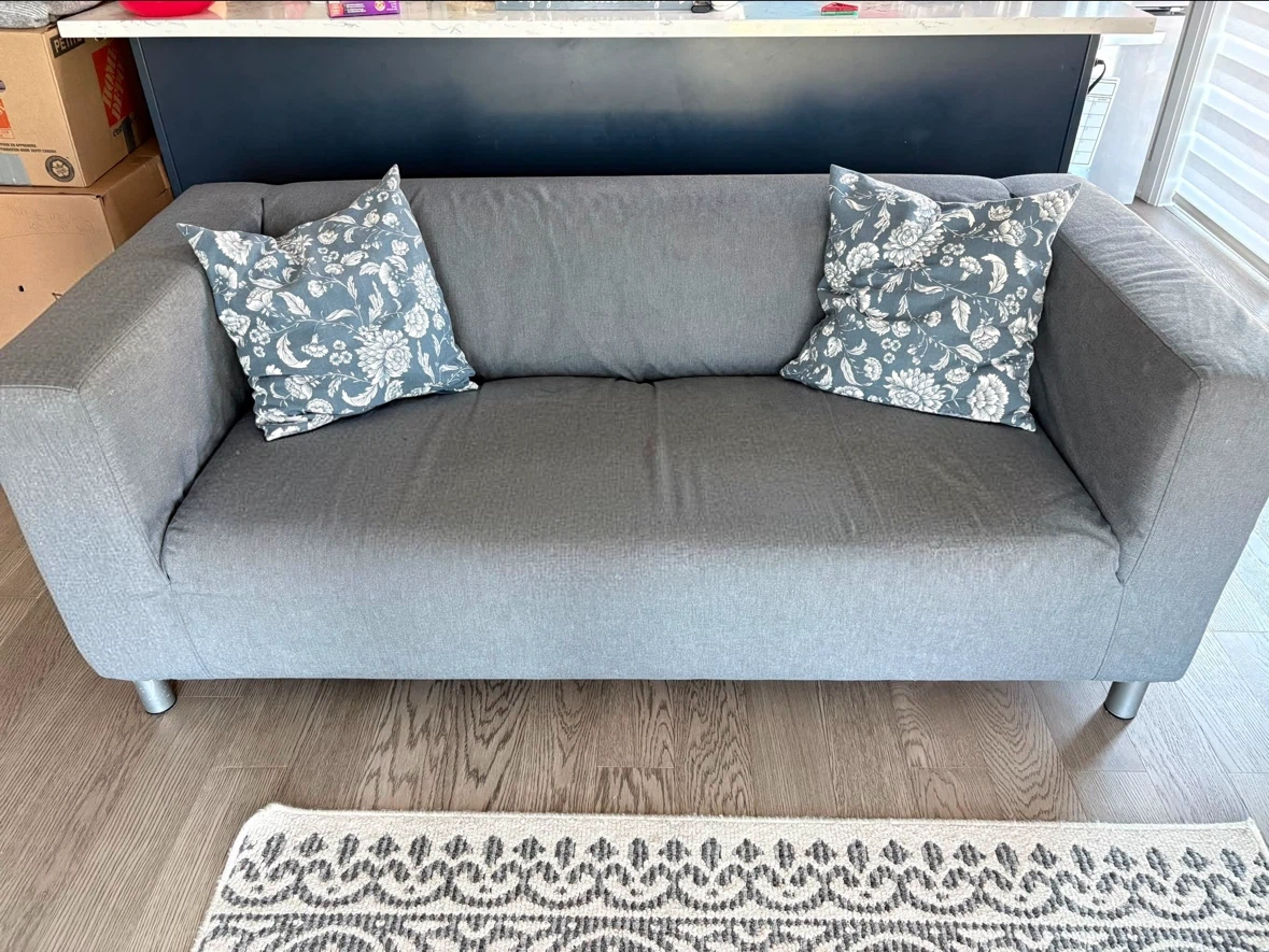 IKEA sofa with cushions used for 6 months only - photo 2