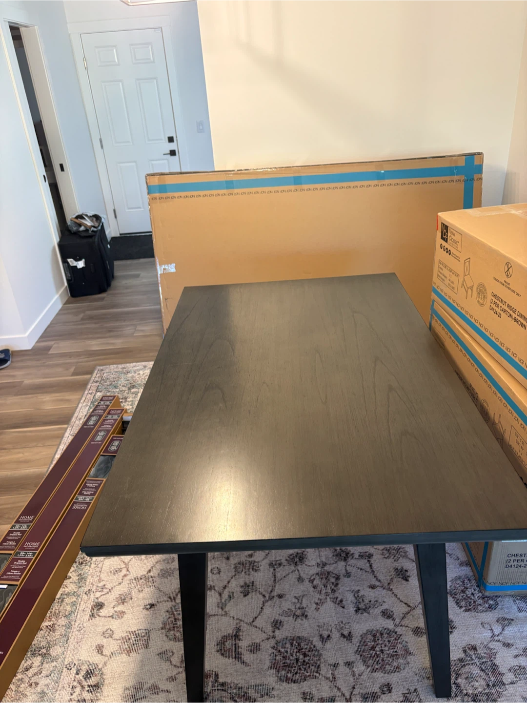 Table with chairs (from bricks)
