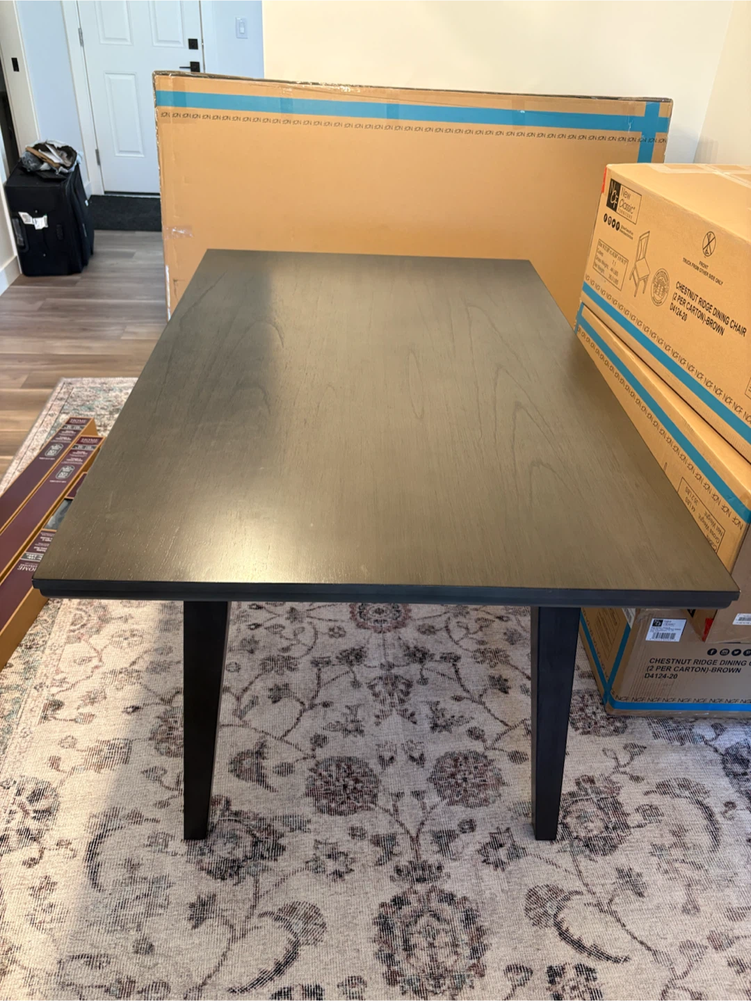 Table with chairs (from bricks) - photo 2