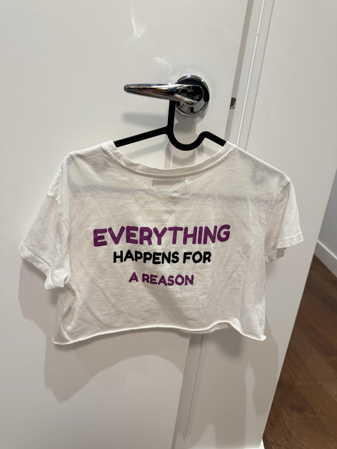 PULL&BEAR White Cropped T-Shirt - photo 2