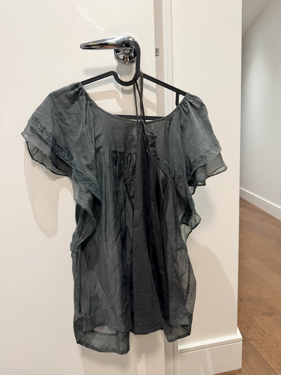 Paul & Joe Sister Grey Silk Blend Top