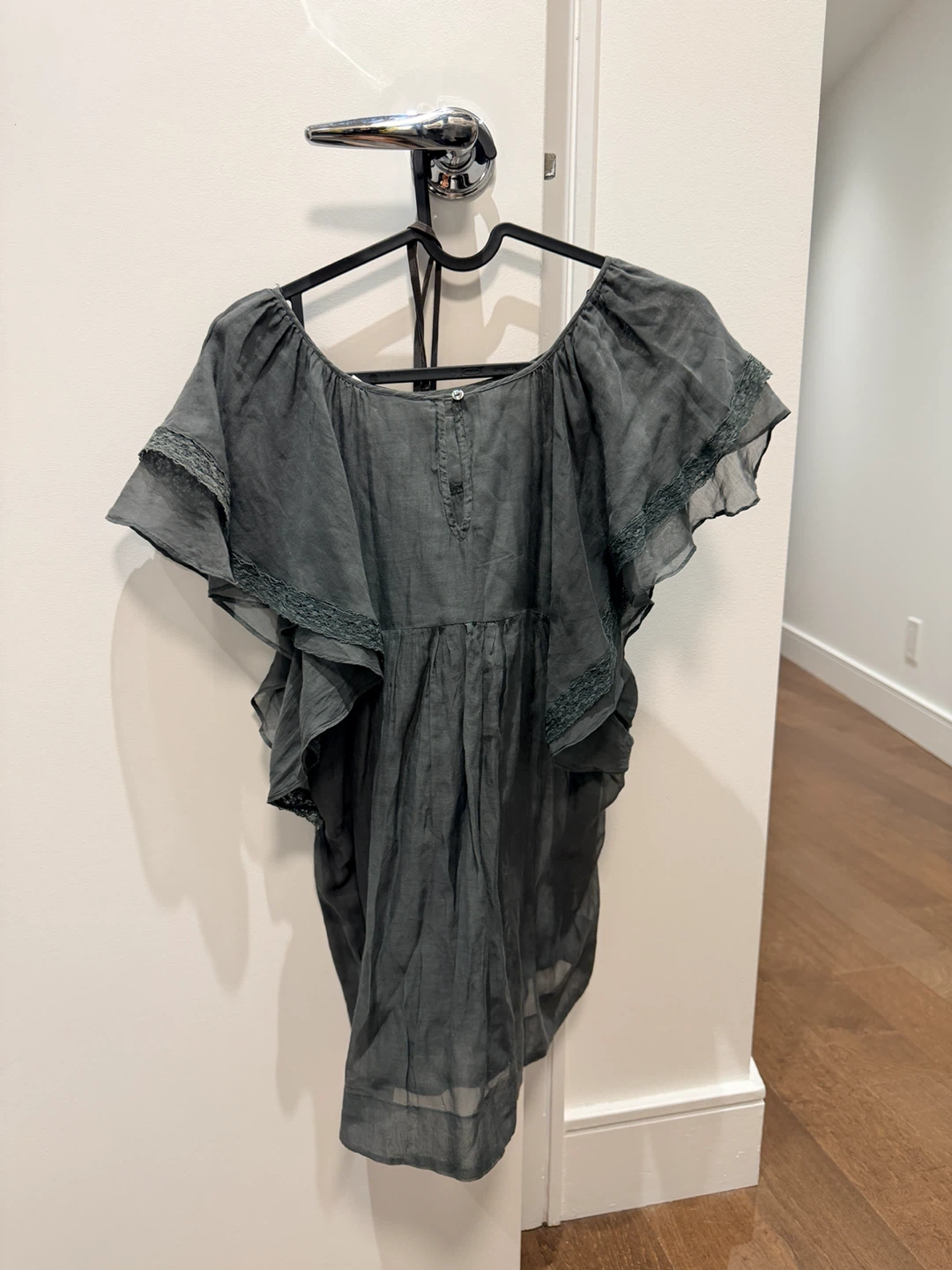 Paul & Joe Sister Grey Silk Blend Top - photo 2