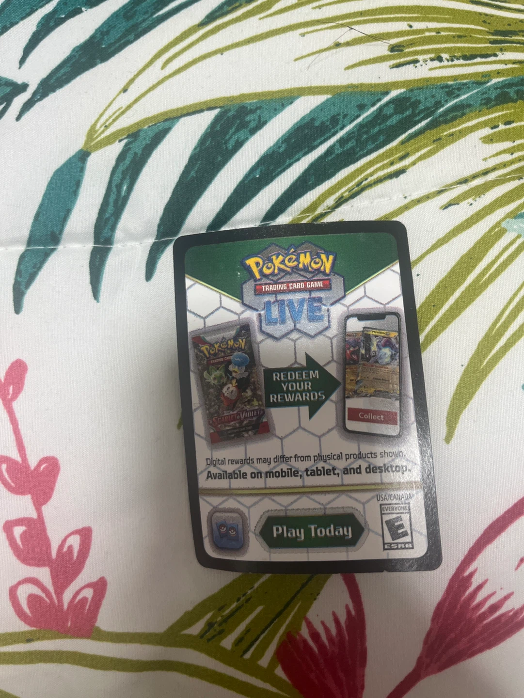 Pokemon Trading Card Game Live Code Card