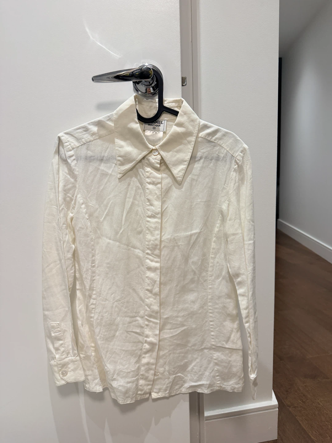 Chanel Boutique Women's Long Sleeve Button-Up Shirt