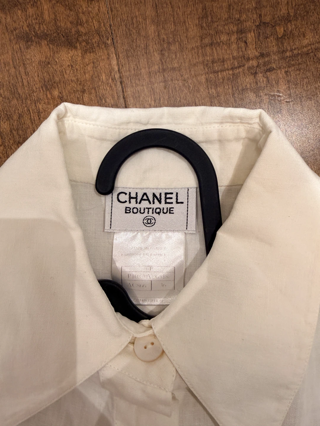 Chanel Boutique Women's Long Sleeve Button-Up Shirt - photo 3