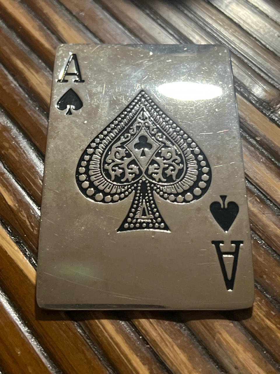 Ace of Spades Belt Buckle